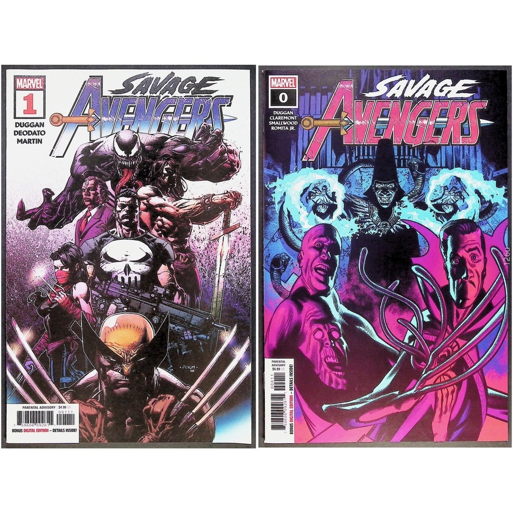 Savage Avengers #0 & 1 2x Lot (2019, Marvel) – NM Conan, Venom,‎ Wolverine